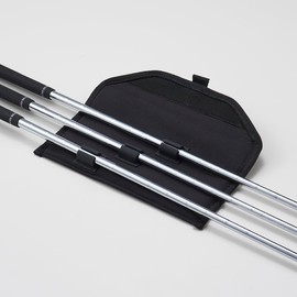 Cox Sportif QQBXJA31 BK00 3-Piece Portable Compact Ball Wipe Included Golf (Black), BK00 (Black)