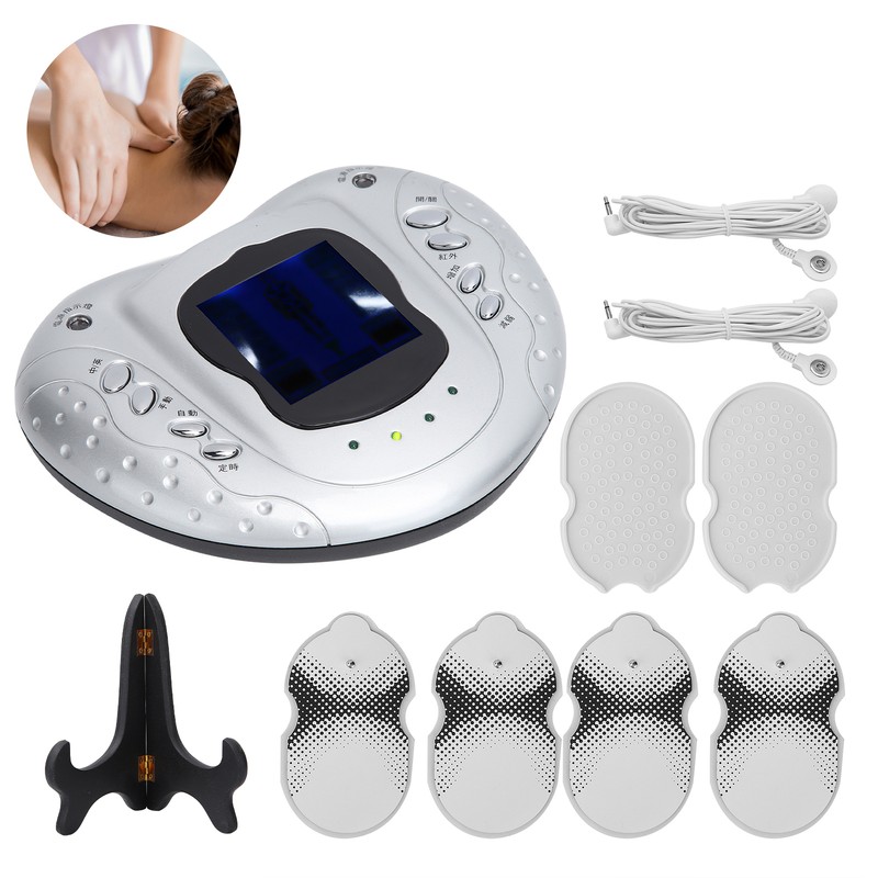 Multifunctional Electric Pulse Massager Electrode Pads TENS Body Muscle Stimulator