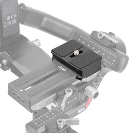 FOTGA Upper Quick Release Plate for DJI Ronin RS4/RS4 Pro Gimbal Stabilizer, Quick Release Plate Base Plate Also Compatible with RS2 RSC2 RS3 Pro Arca-Swiss Camera Tripod (RS4/RS4 Pro Version)