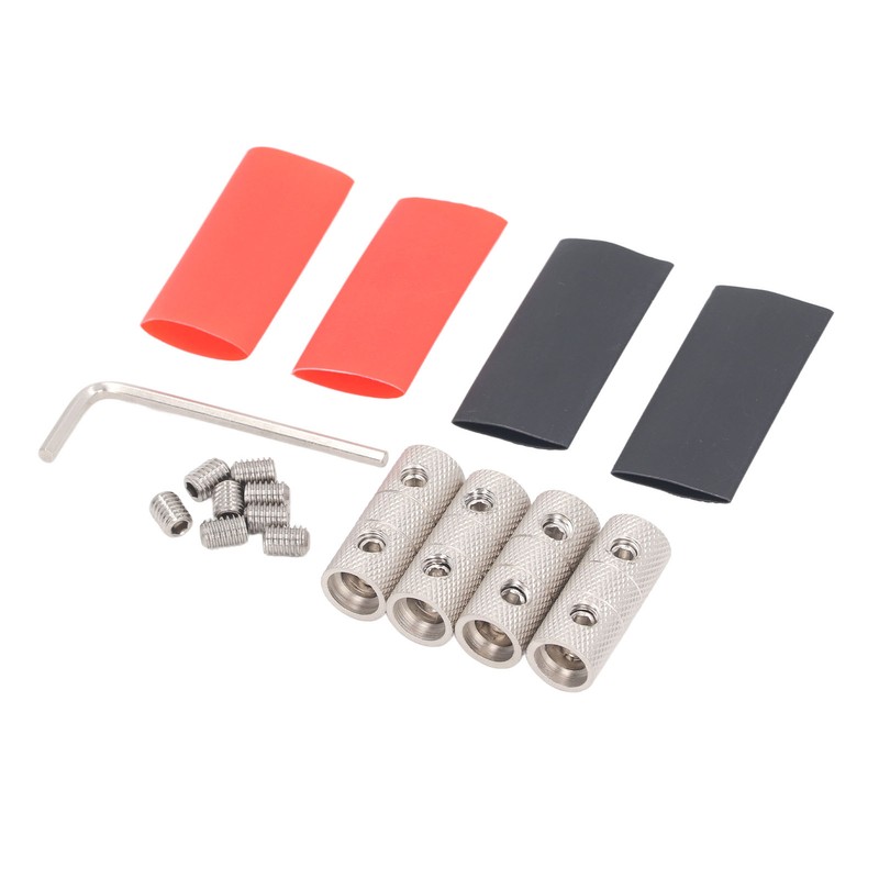 4 Gauge Wire Connectors Kit Brass for Car Audio Splice