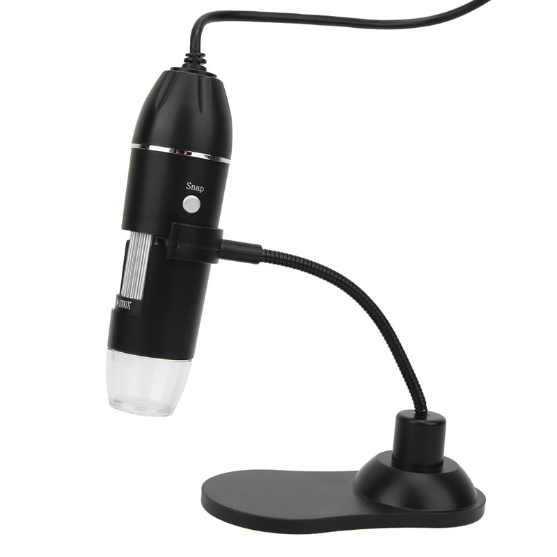 LED 50X-1000X USB Digital Microscope Electronic Microscope with Bracket