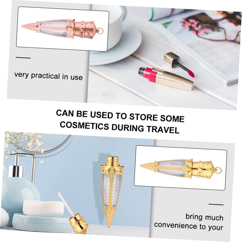 Healeved Diy Lip Gloss Tubes Radish Shape 10pcs Empty Lip