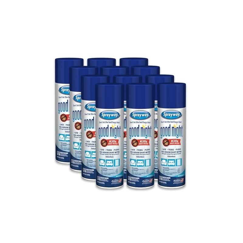 Good Night Bed Bug Spray, 16oz, Pack of 12 |