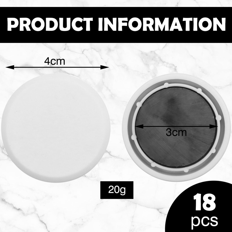 18 Pcs Magnetic Shower Curtain Weights, Strong Shower Curtain Magnets