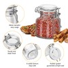 eispap 12Pcs 3.4oz Small Airtight Glass Spice Jars with Lids