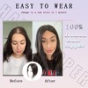 SIVOTATO Hair Toppers for Women 10 Inch No Bangs Hairline