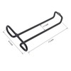 DAPJU 7 Inch Black Under Cabinet Wine Glass Holder Stemware