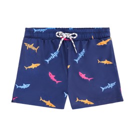 Century Star Boys Swim Trunks Toddler Swimsuit Quick Dry for Little Boys Swim Shorts Kids Bathing Suit Boys Swimwear Blue Shark 2T