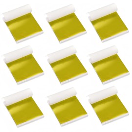 Imitation Gold Leaf Sheets 12 Colors 120 Pieces for Arts Decoration,DIY Crafts,Paintings,Nails,Furniture Decoration,3.15 by 3.35 Inches Gold Leaf Sheets.