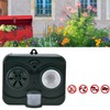 Ultrasonic Animal Repeller Waterproof Solar Bird Repellent Flashing Light for