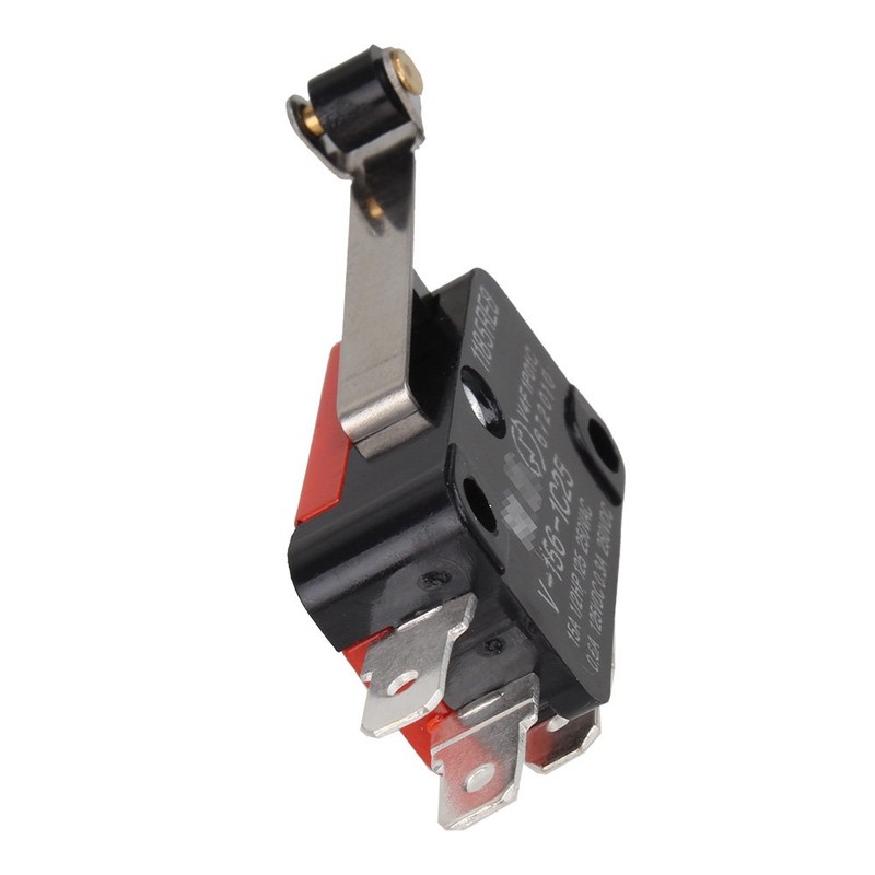 BQLZR Micro Limit Switch V-156-1C25 Long Roll Hinge Lever Arm