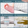 Family Bedding Single Bed Quilted Fitted Mattress Pad - Waterproof