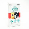 S&T INC. Crinkle Squares Baby Toys, 6 Inch x 6