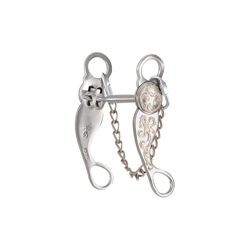 Les Vogt Roper Dogbone Snaffle w/Swivel Cheeks Bit