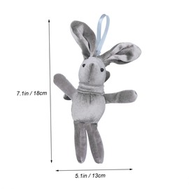 Operitacx Pack of 2 Plush Bag Pendants, Squirrel Toy, Plush Rabbit Toy, Interactive Toy for Toddlers, Bunny Plush Toy, Gift, Baby