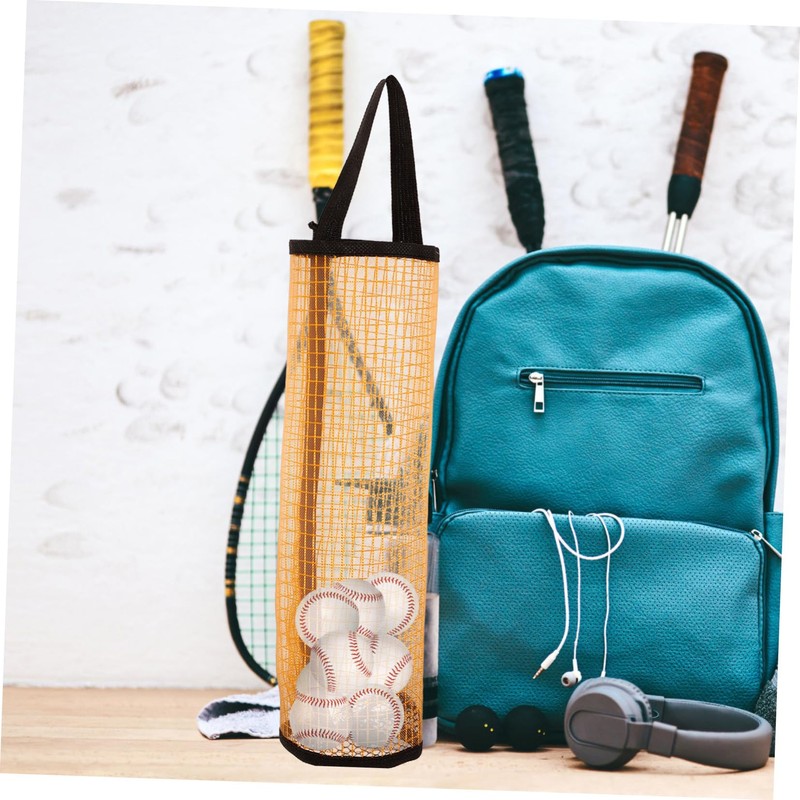 SUPVOX 3pcs Tennis Ball Mesh Bag Durable Tennis Ball Pouch