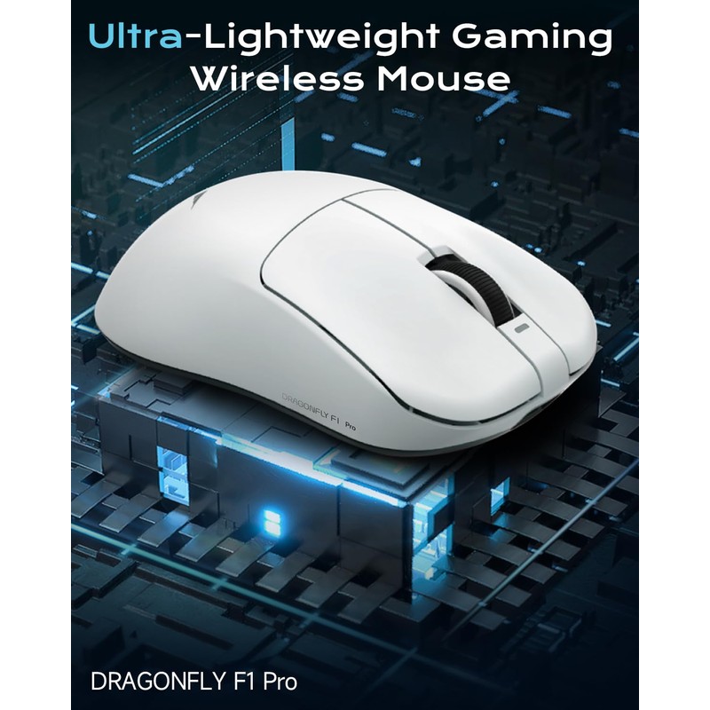 VGN Dragonfly F1 Pro Wireless Gaming Mouse, 49g Ultra-Lightweight, PAW3395