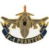 F-4 Phantom Airplane Pin 1 1/2"