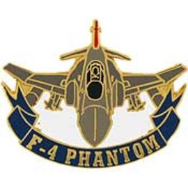 F-4 Phantom Airplane Pin 1 1/2"