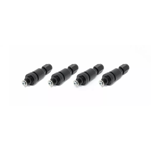 Torque Solution Billet TPMS Valve Stem Kit Black For 08+