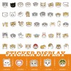 Cute Cat Stickers, 100PCS Small Size Funny Hand-Painted Pet Cat