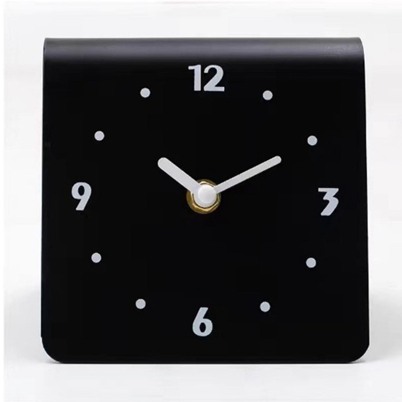 NOENNULL Bedside Clock, Silent Desk Clock, Table Clock, Simple, Modern,