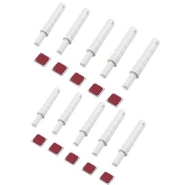 bjsdkff 10 Pack Magnetic Push Latches for Cabinet Door,Push Latches for Cabinets,Cabinet Magnet Latch,for Closet Cupboard Wine Cabinet Drawer Sliding Door Lock Pop-up Door Lock