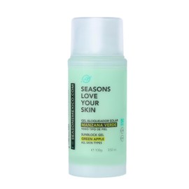 Seasons Love Your Skin protector solar facial en gel con manzana verde FPS 50 100 ml | textura ligera y refrescante | todo tipo de piel | protección UV y rápida absorción