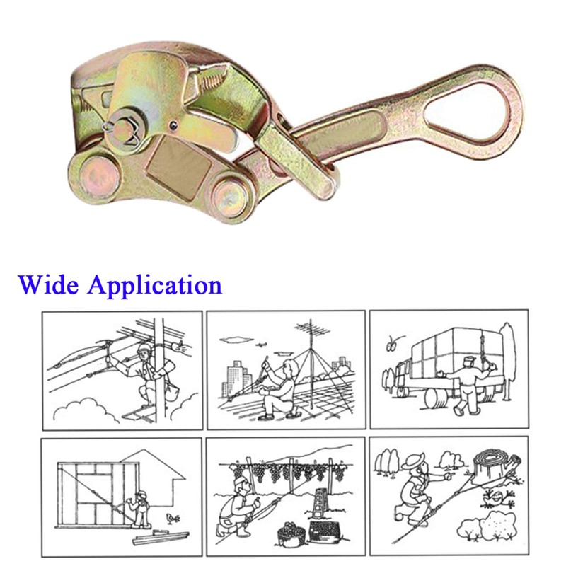 Wogoboo Cable Grip Wire Gripper Steel Cable Puller Tool for