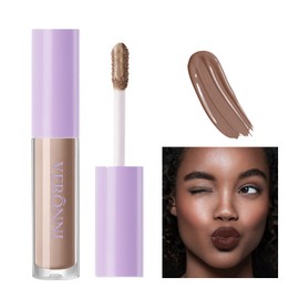 VERONNI Liquid Concealer Makeup,Mutil-Use Full Coverage Concealer and Color Corrector for Acne Dark Spots Blemishes and Under Dark Circles,Waterproof Long Lasting (LC-04)