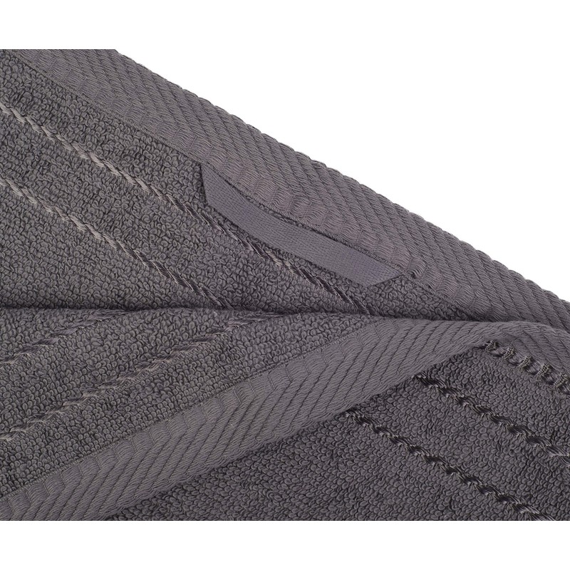 Gözze Berlin Flannel 4er Set, Anthracite, 30 x 50 cm,