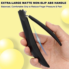 Long Handle Fingernail Toe Nail Clippers for Seniors, Men & Women, 5.15 Inch, 18-Month Replacement Warranty