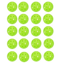 FUKUMIDO Baseball Training Poa Ball, Perforated Ball, Color, Soft Tee, Batting, Drilled, Indoor, Change Ball, Countermeasure Practice, 2.8 inches (72 mm), Green