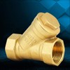Brass Strainer, 3/4" FPT Forged Brass Y-Strainer, Water Oil Gas