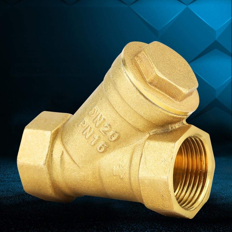Brass Strainer, 3/4" FPT Forged Brass Y-Strainer, Water Oil Gas