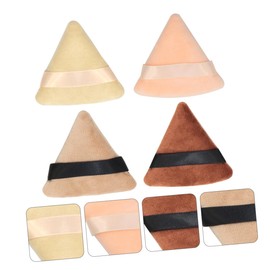 BIUDECO Mini Soft Fluffy Powder Puff Body Makeup Puff 4 Pack for Easy Application