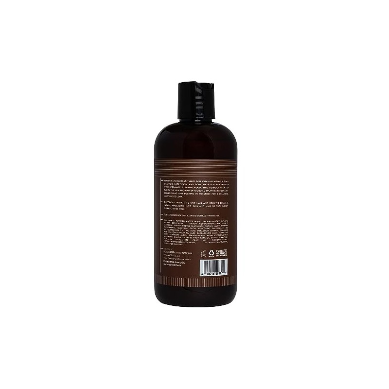 PA Moisturizing 3in1 Wash Beramot Sandalwood 473 ml