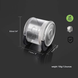 Garlic Mincer and Chopper, Maxracy Garlic Crush Roller, Sturdy Garlic Smasher, Easy to Clean and Dishwasher Safe(tyre type)