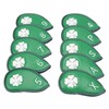 10 PCS Golf Club Head Covers Four Leaf Clover Pattern