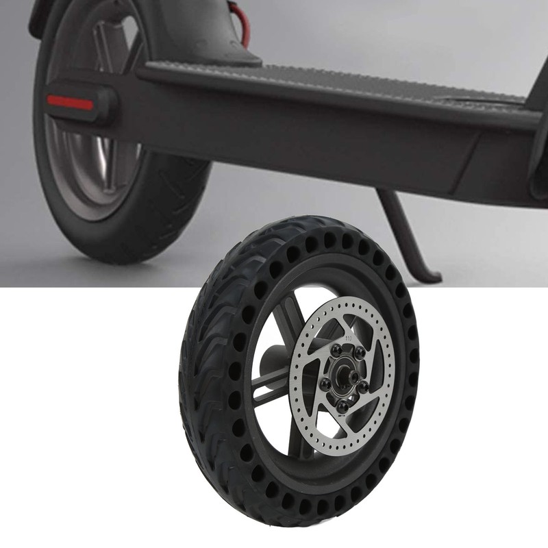 Scooter Rear Wheel Assembly 8.5in Solid Tire Wheel Hub 110mm