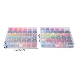 generic .. Hilo De Bobina De 72 Colores De Alta Calidad Con 2 Cajas