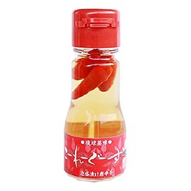 Ryukyu Condiments, Kore Goose 1.2 oz (35 g) x 12 Bottles, Mano, Spicy Pepper Pickled in Awamori, Accent Okinawa Soba or Champpuru