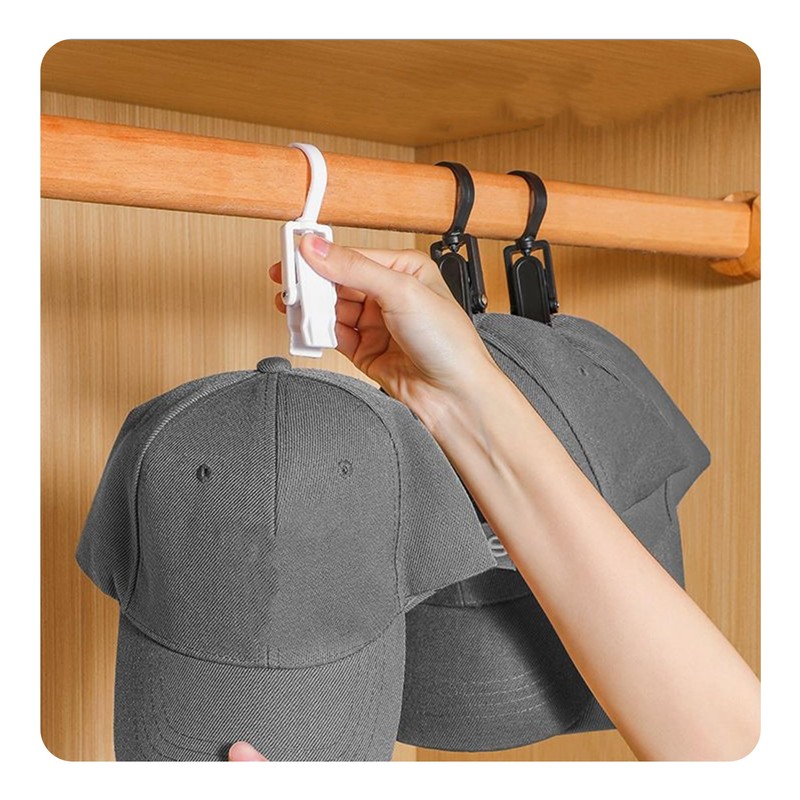 PDETVEO 24 PCS Super Strong Laundry Hooks, Plastic Clothes Pins