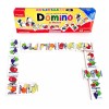 Domino Dominó Frutas Bilingüe Premium De Madera, Grande Didáctico