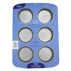 PME Non Stick 6 Cup Tart Pan, Carbon Steel