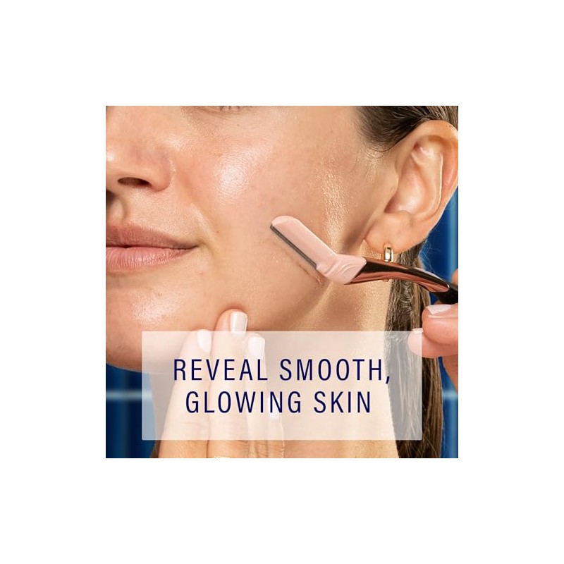 Schick Hydro Silk Dermaplaning Wand, herramienta dermataplaning con 6 cuchillas