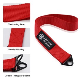 J Bryant Fitness Arm Wrestling Training Strap Belt with Loading Pin Forearm Exercise Equipment Stronger and Power Trainer for Cable Machine and Free Weight Workout