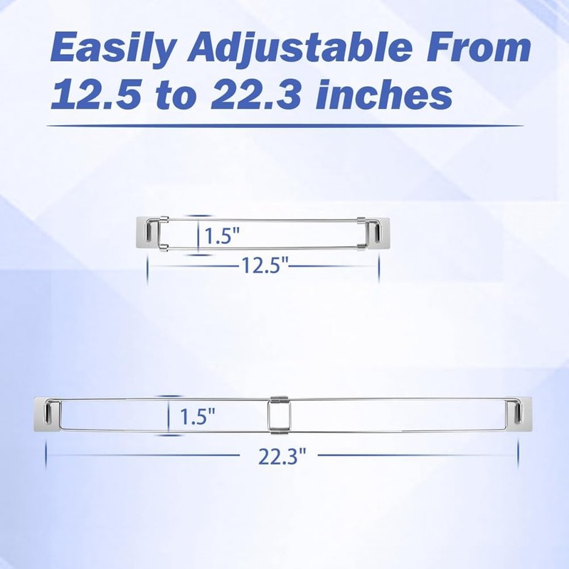 Niejgay RV Secure Adjustable Poles Food and Beverage Stabilizers for