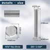 6 Sets Glvaner 3/8-16 x 2-3/4" Stainless Steel Hex Head