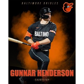gunnar henderson 8x10 photo baltimore orlioles All-Star